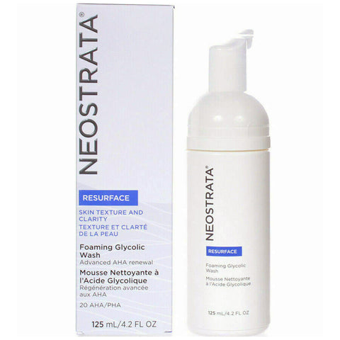 Neostrata Resurface Foaming Glycolic Wash AHA 20 4.2 oz / 125 ml