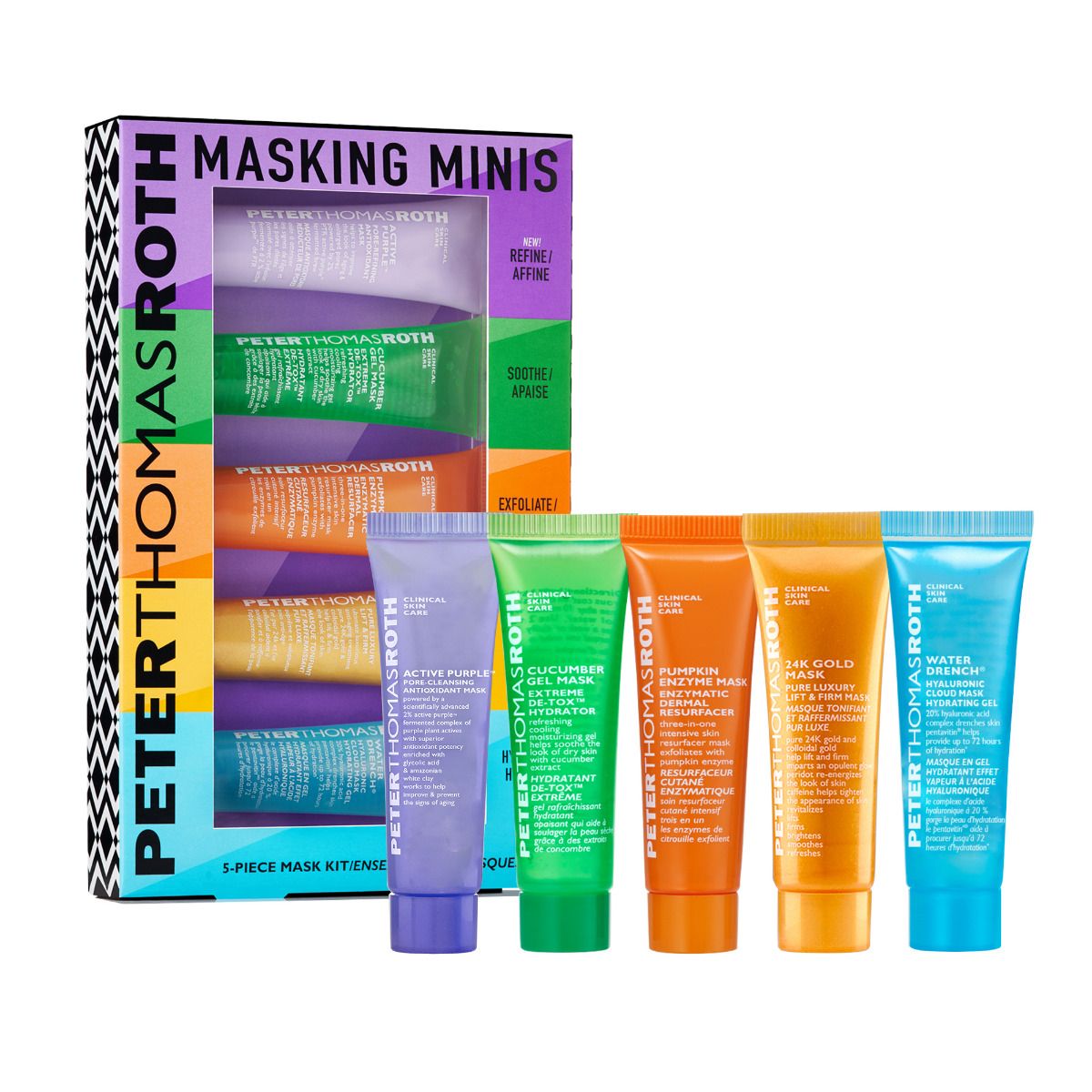 Peter Thomas Roth Masking Minis 5-Piece Mask Kit 2022