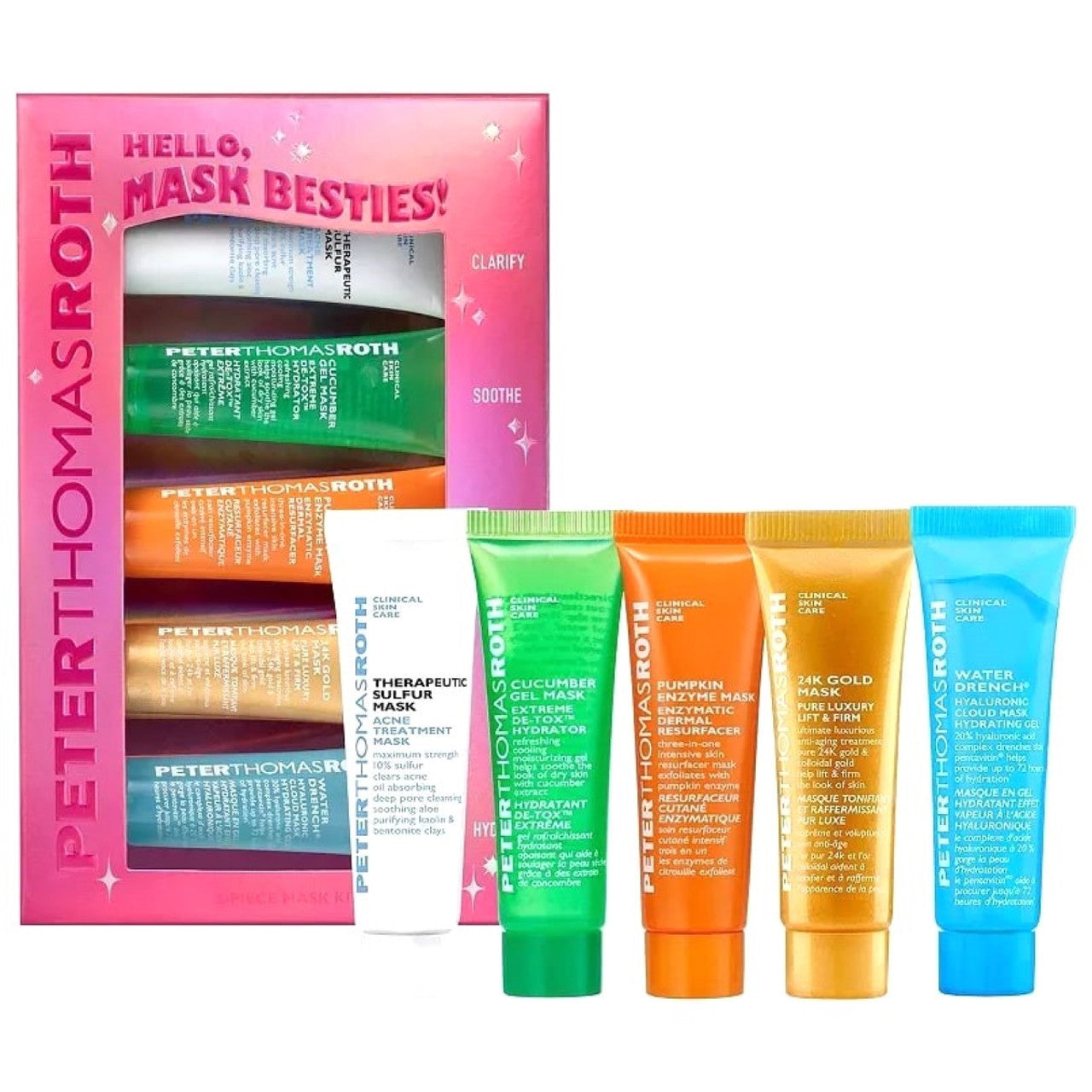 Peter Thomas Roth Hello, Mask Besties! 5-Piece Mask Kit 2023