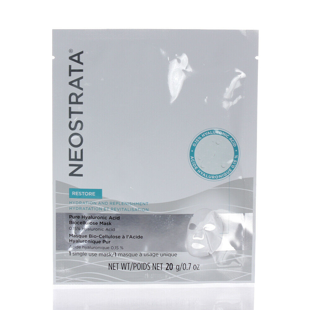 Neostrata Restore Pure Hyaluronic Acid Biocellulose Mask 0.7 oz / 20 g