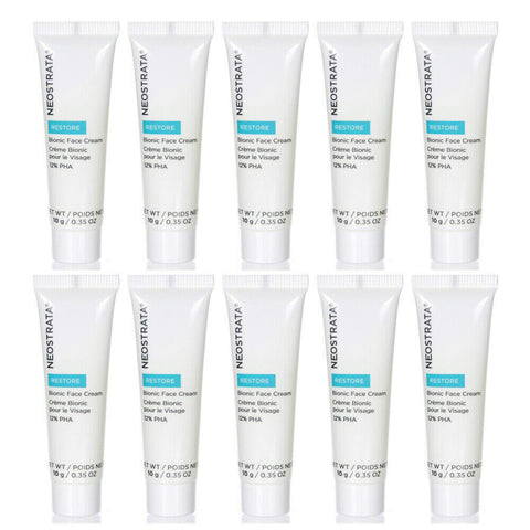 Neostrata Restore Bionic Face Cream 12% PHA 0.35 oz / 10 g (10 Pack)