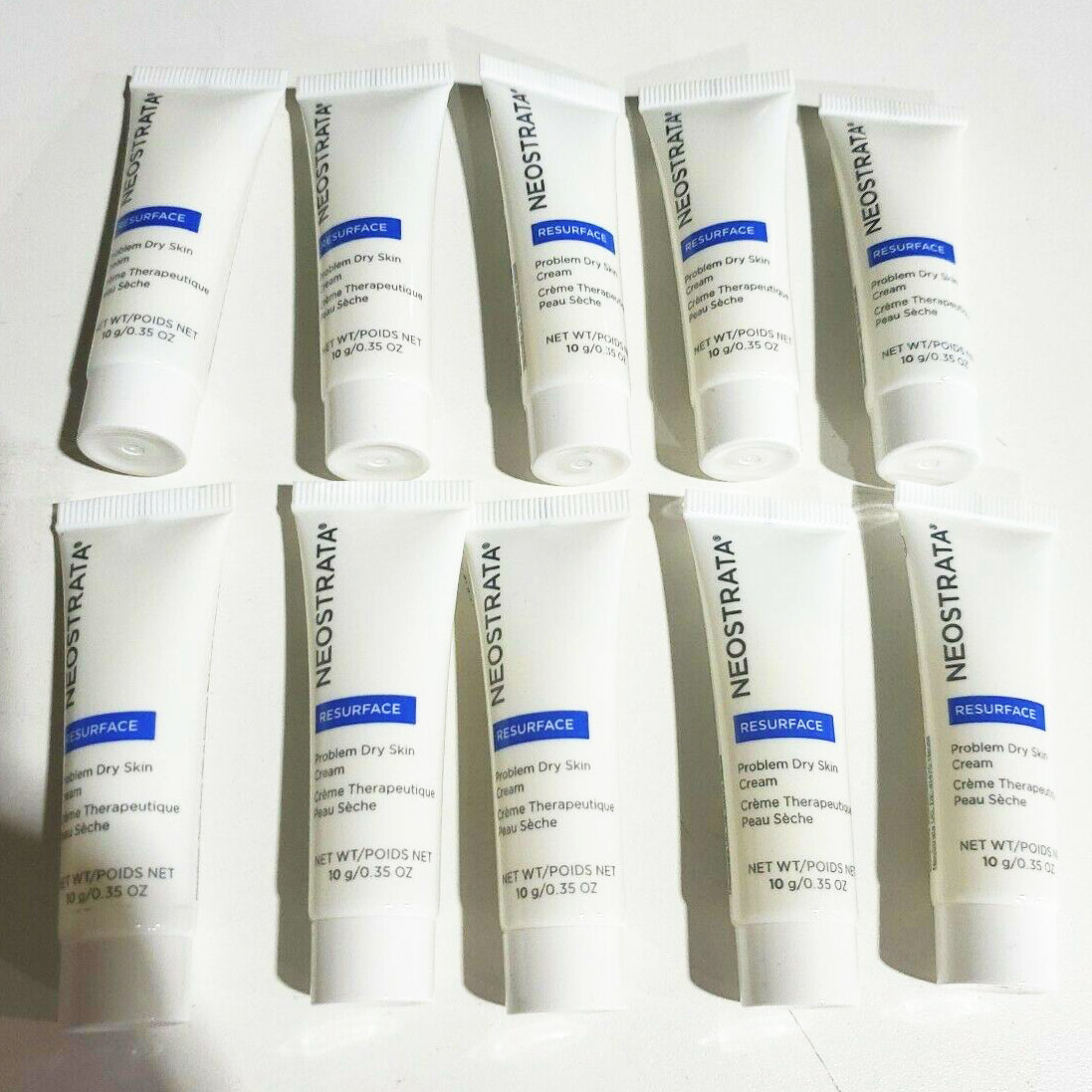 Neostrata Resurface Problem Dry Skin Cream 20 AHA/PHA 0.35 oz / 10 g (10 Pack)