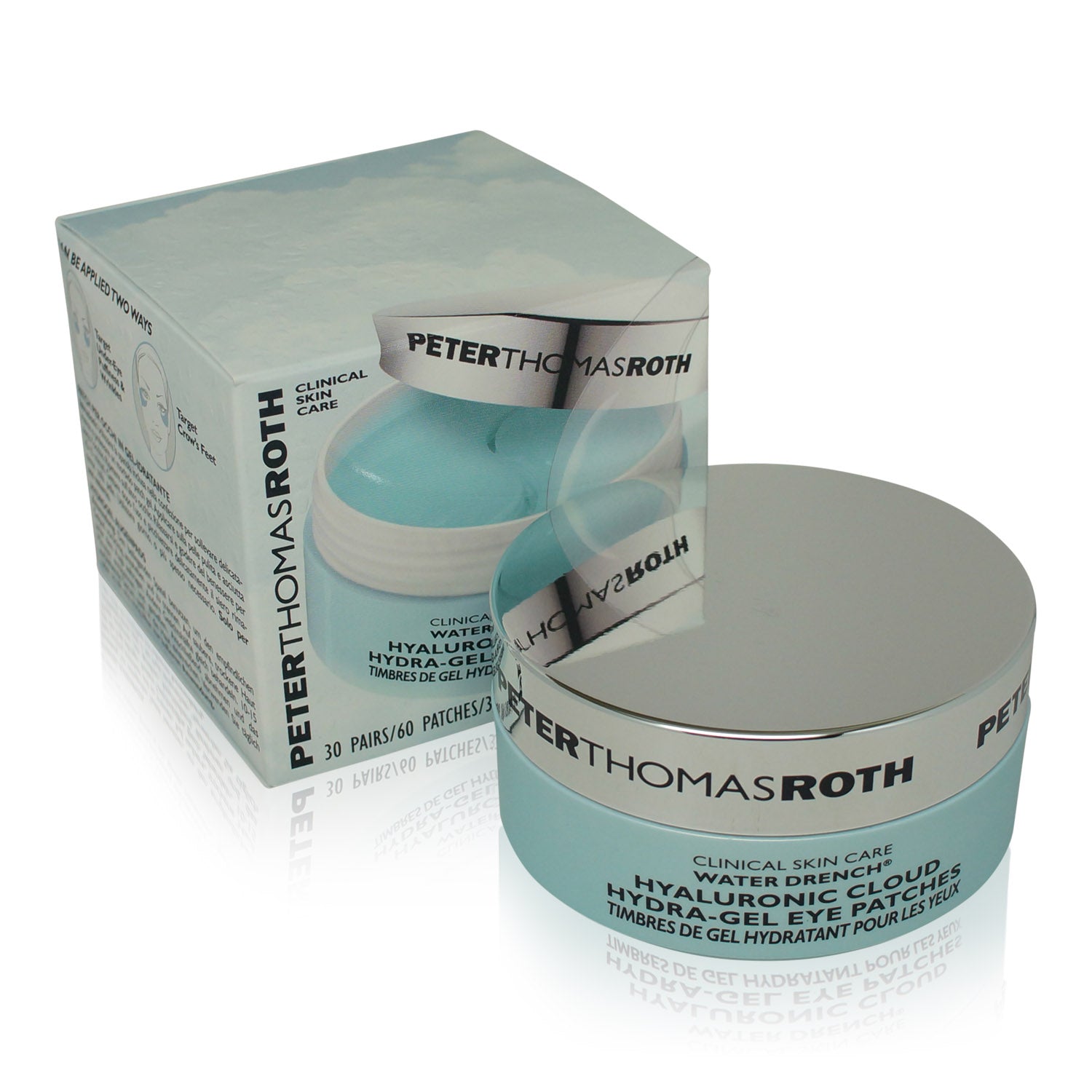 Peter Thomas Roth Water Drench Hyaluronic Cloud Hydra-Gel Eye Patches 30 Pairs