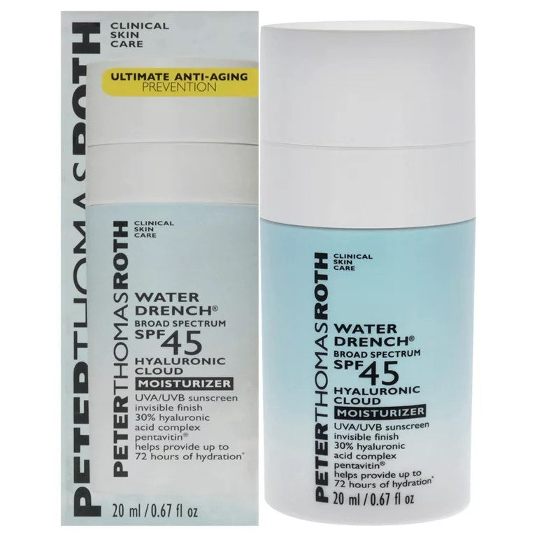 Peter Thomas Roth Water Drench SPF 45 Hyaluronic Cloud Moisturizer 0.67 oz